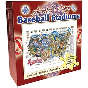 Baseball Stadiums 550 Piece Jigsaw Puzzle