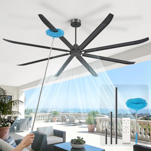 TIRUSUN 84 Inch Industrial Ceiling Fan