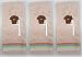 Set of 3 Forest Friends Hedgehog Fingertip Hand Towels