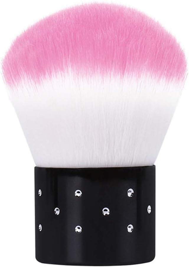 Nail Art Dust Brush, Nail Art Dust Cleaner Makeup Brushes Nails Polish Remover for Acrylic Nails Gel Supply Makeup Brush,PINK