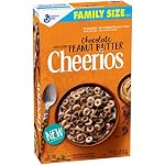 General mills cheerios sweetened whl grn oat cereal choc Peanut Butter Family sz (016000359925)