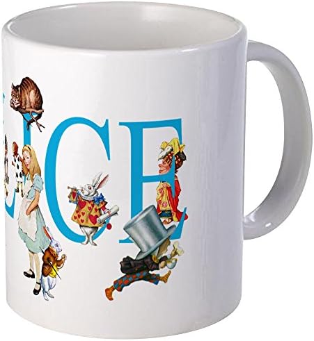 CafePress ALICE & FRIENDS IN WONDERLAND Mug 11 oz (325 ml) Ceramic Coffee Mug