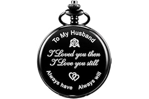 SIBOSUN Best Man Gifts for Wedding Proposal Engraved Best Man Groomsmen Pocket Watch Groomsman Gifts Set for Wedding Pocket Watches for Men with Chain