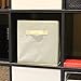 EZOWare Set of 6 Foldable Fabric Basket Bin Collapsible Storage Cube For Home, Shelf Cabinet (Beige)