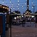 Enbrighten Classic Warm White String Lights, 24ft Black Cord, 12 Shatterproof Acrylic Bulbs, Weatherproof, Outdoor String Lights, 31662