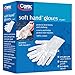 Carex Health Brands Soft Hands Cotton Gloves Large
