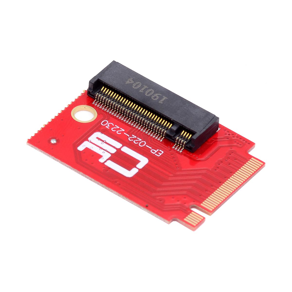CY Card Adapter NVME M-Key 22x30mm to 22x80mm NGFF Extension SSD Upgrade Adapter Compatible with ROG Ally Gaming