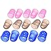 BCP 15 Pcs Large Medium Small Size Guitar Fingertip Protectors Silicone Finger Guards for Ukulele Electric Guitar
