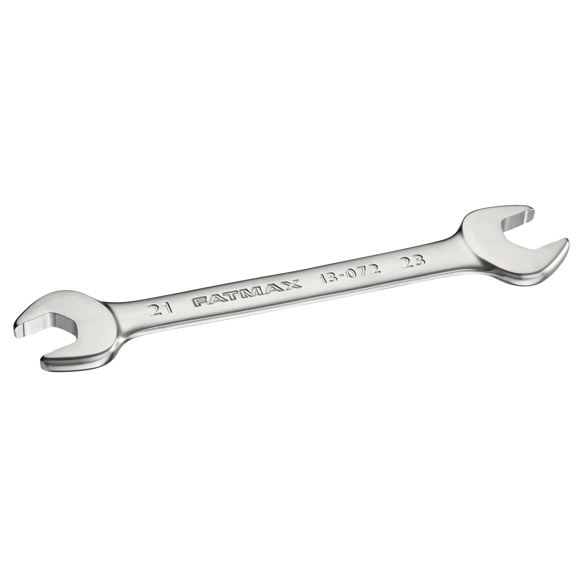 Stanley FatMax FMMT13072-0 Double Open-Ended Spanner 21 x 23 mm 15° Offset with Non-Slip Profile for Improved Screw Contact Steel