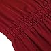Celltronic Fashion Women Solid Plain Elegant Boat Neck Long Sleeve Evening Party Full Length Long Maxi Dress(Wine Red,XL)