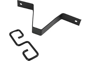 Tohhdov Rain Chain Gutters Adapter Clip, V Shaped Hook Hanger for Rain Chimes Downspout in Gardens, Patios, Roof Drainage, Balcony Water Features & Japanese-Style Landscaping