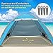 G4Free XL Pop Up Beach Tent 4-5 Person, Portable Automatic Beach Tent Instant Easy Outdoor Cabana for Family Adults(Lake Blue)