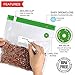 Sous Vide Bags 30 Packs, BQYPOWER Reusable BPA Free Freezer Safe Vacuum Food Storage Bags & Sandwich baggies, 3 Sizes Sous Vide Bag Large Kit for Anova and Joule Cookers & Food Storaging