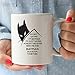 I'm Not Saying I'm Batman, I'm Just Saying Nobody Has Ever Seen Me and Batman In A Room Together Funny DC Comics Coffee Mug 11oz -Unique Gift Idea for Him or Her- Perfect Birthday Gifts