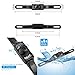 LeeKooLuu Reverse Camera and Monitor Kit License Plate Backup Camera Parking System for Car Vehicle Waterproof IR Night Vision 4.3 Display Guiden Lines