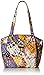 Vera Bradley Women's Cotton Glenna Satchel Purse, Painted Feathers, One Size