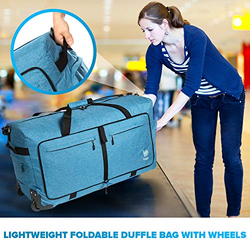 Wheeled Duffle Bag Luggage 100L Large Rolling Duffel Bag 30 inch