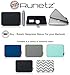 Runetz Sleeve for MacBook 12 inch Sleeve Neoprene Case with Accessory Pocket with Retina Display and fit Other Laptop up to 12 inch, Black