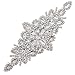 Rhinestone Applique hand Crystal Bridal Applique for Wedding Bridesmaid Dress belt Decoration or Headpieces Garters