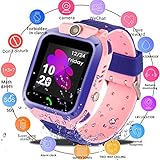 Zqtech Smart Watch for Kids GPS Tracker - IP67 Waterproof Smartwatches with SOS Voice Chat Camera Alarm Clock Digital Wrist Watch Smartwatch Girls Boys Birthday Presents