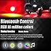 OCPTY 4 Pods RGB LED Rock Lights Kits Waterproof Offroad Rock Lights App Bluetooth Control with Timing Music Mode Neon Lights Kits For Cars Trucks SUV Jeep