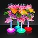 Fiber Optic LED Flower Centerpieces (Set of 12) Light Up Centerpieces for Tables