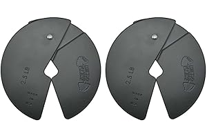 MICRO GAINZ GAIN MUSCLE 1LB AT A TIME Micro Gainz Dumbbell Fractional 2.5 lb Weight Plate, Ideal for Micro Loading, (Choose Color) 2 Piece Fractional Weight Plates, Designed for Dumbbell Training, Made In USA