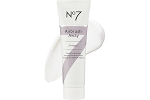 No7 Airbrush Away Face Primer - Hydrating Makeup Primer with Hyaluronic Acid - Helps to Smooth the Appearance of Fine Lines & Wrinkles for Seamless Makeup Application (30ml)