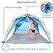 EasyGo Shelter XL - Instant Beach Umbrella Tent Pop Up Canopy Sun Sport Shelter with PVC Floor - 8 Foot X 8 Foot XL Size.