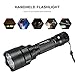 Forrader C8 CREE XM-L2 U3 Super-bright LED Flashlight Torch Light with Tail Button Switch Controlled by 5-mode, Black (Flashlight Only)