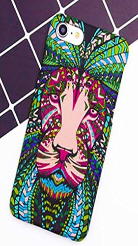 iPhone 7 Slim Case - Brand New Jungle Animals Case For Your iPhone 7 - Matte Trippy Multi-colored - Shock Proof &amp; Dirt-resistance - Protect Your High Investment - Lion