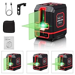 Laser Level Self Leveling 100Ft, Green Cross Line