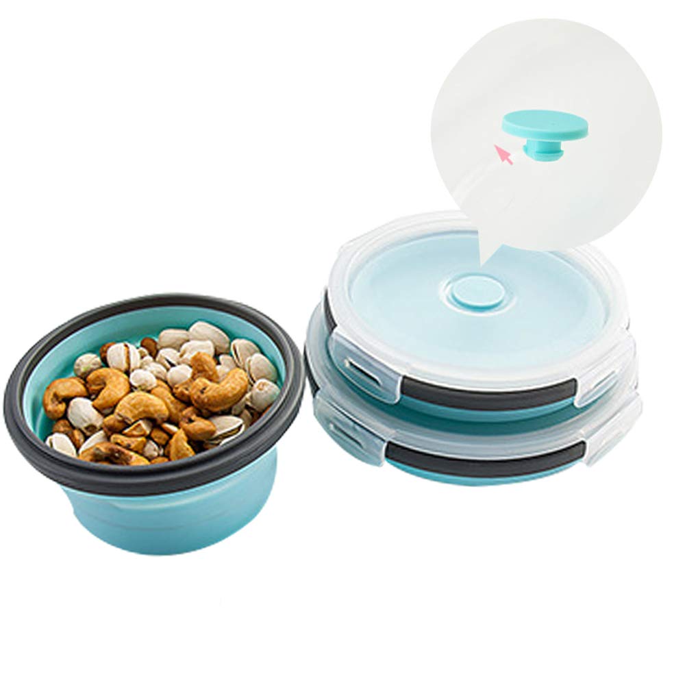 SONSYON Recipientes Plegable - Tazón de Silicona Portátil de ...