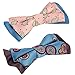 Blueberry Pet Gift Box with Pack of 2 Handmade Dog Cat Bow Tie, Paisley Fave Designer Bowtie Set, 4