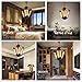 SUSUO Lighting Black Industrial LOFT Steampunk Steel Ceiling Light Industrial Chandeliers with 8 Lights