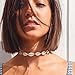 CARSHIER Natural Puka Chip Shell Choker Necklaces for Women Girls Hawaiian Cowrie Clam Vsco Girls Beach Shell Necklace Jewelry Set