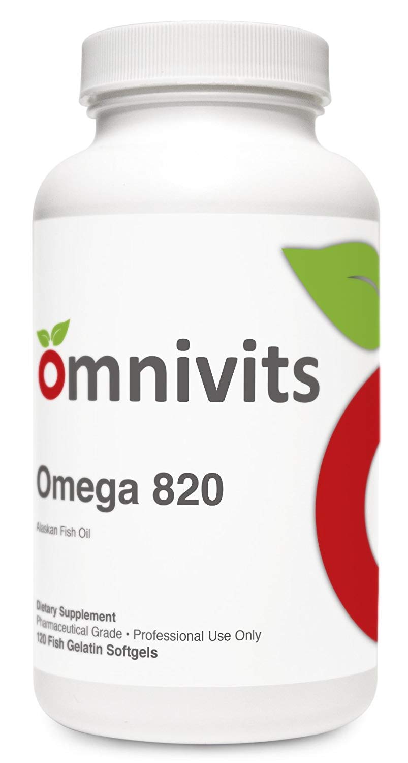 Omnivits Omega 820 | Concentrated Alaskan Fish Oil | 820mg of EPA \u0026 DHA | Omega  3 Fatty Acids | Enteric Coating for Easy to Swallow \u0026 Optimally Absorbed |  120 Softgels - Buy Online - 40695764