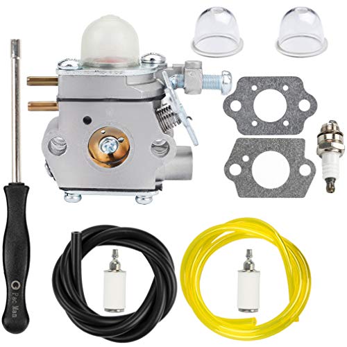 Hipa 753-06190 Carburetor for Troy Bilt TB21EC TB22 TB22EC TB32EC TB42BC TB80EC TB2040XP Trimmer Weedeater Yard Man Y25 Y2500 Y2550EC Y2700EC Y2900EC Y60 YM21CS YM71SS Sears Craftsman WT-973