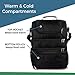 Meal Prep Lunch Bag for Women & Men. Large 744oz Lunch Box for Fitness, Gym, Work, School. Insulated Warm & Cold Compartments, Lots of Pockets. Waterproof Oxford Fabric. FDA Approved for Food Safety