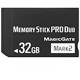 Original 32GB Memory Stick Pro Duo Mark2 -Compatible with PSP 1000 2000 3000 and Camera Accessories Storage Card - High Speed