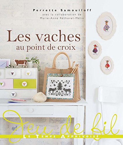 Les  vaches au point de croix