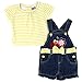 Sesame Street Elmo Girls Short Sleeve Tee and Shortall Set (Baby)