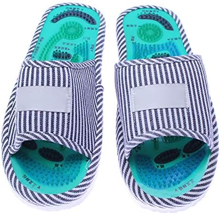 Reflexology Massage Sandals for Men and Women. Comfort Shock Absorbing Cushion Sole Arch Support Tai chi acupuncture point magnetic massage shoes.