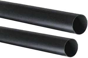 Black Heat Shrink Tube Electrical Sleeving Car Cable/Wire Heatshrink Tubing Wrap, 2.5mm, 2M Durability