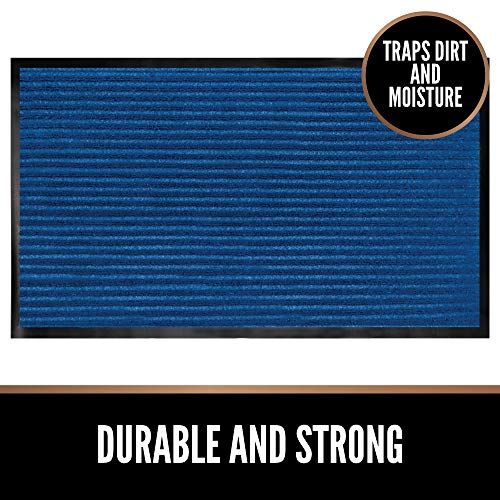 Gorilla Grip Original Low Profile Rubber Door Mat, 35x23, Heavy Duty