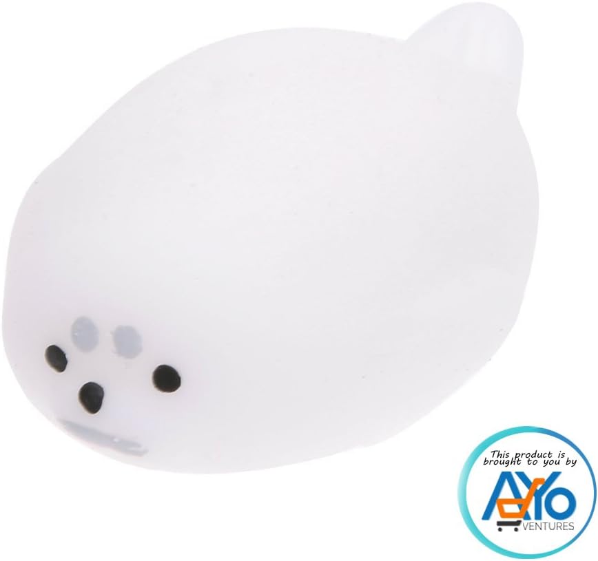 Adyo Kawaii Squishy Seal | Premium Quality Anti Stress Toy | Soft & Non Toxic Silicone Toy