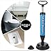 Samshow Toilet Plunger Powerful High Pressure Multi Drain Plunger Suitable for Bathroom,Toilet,Bathtubs,Showers(New Update)