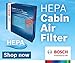 BOSCH 6066C HEPA Cabin Air Filter - Compatible with Select Hyundai Azera, Santa Fe, Sonata; Kia Magentis, Optima