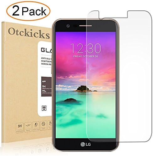 [2-PACK] - Otckicka For LG K10 2017 / LG K20 Plus / LG V5 [Tempered Glass] Screen Protector [0.25mm Ultra Thin 9H Hardness 2.5D Round Edge] with Lifetime Replacement Warranty