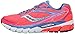 Saucony Women's Ride 8 Running Shoe, Coral/Blue/Sea, 7.5 M US